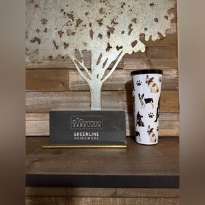 Greenline Drinkware 25 Oz French Bulldog Print Tumbler